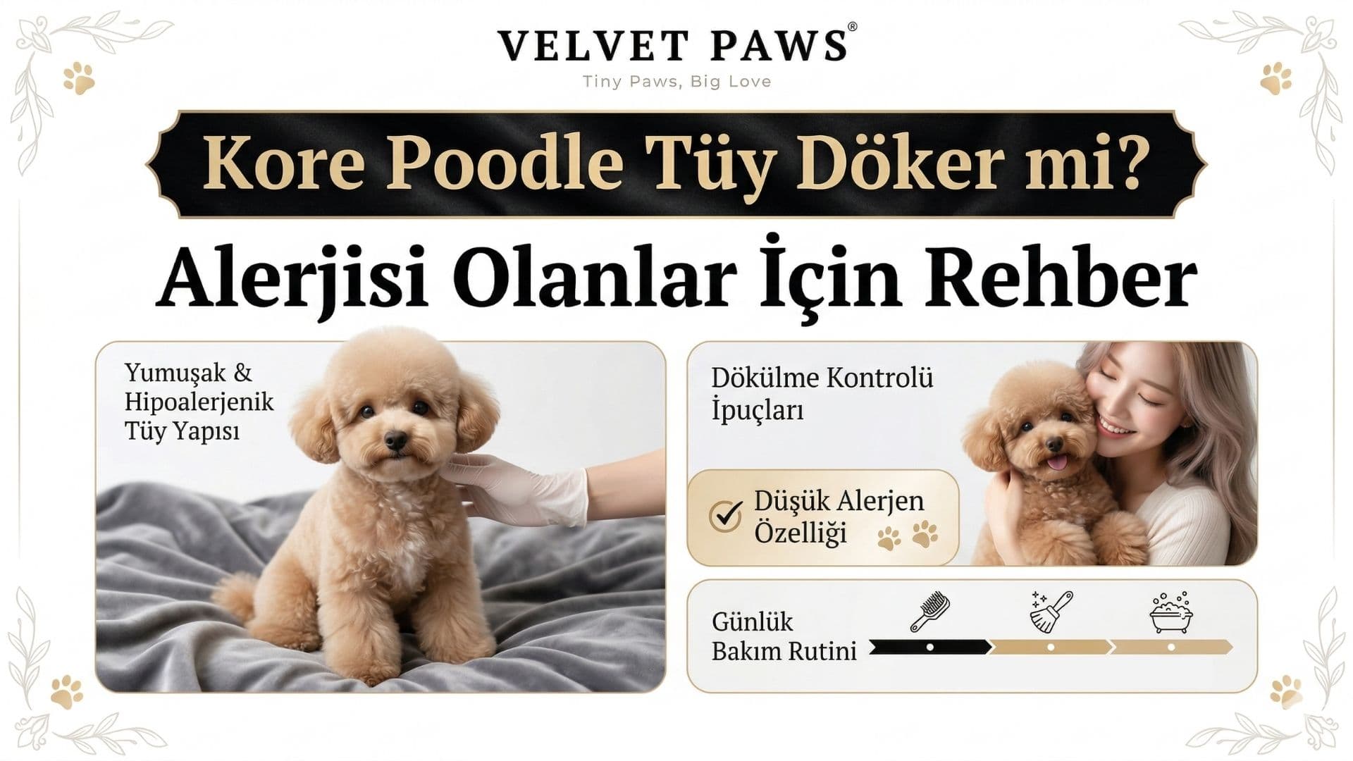 Kore Poodle Tüy Döker mi? Alerjisi Olanlar İçin Rehber